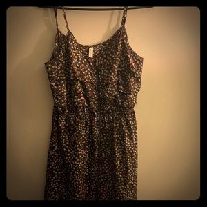 Dress with bird print
